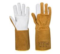 Portwest TIG Ultra Welding Gauntlets Brown 2XL Pack of 1