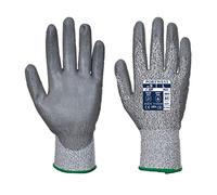 Portwest A622 Cut Resistant MR PU Palm Glove Grey, Large