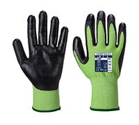 Portwest A645 Cut Resistant Green Cut - Nitrile Foam Green/Black, Large