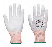Portwest A697 LR13 ESD PU Palm Glove (Pk12) Grey/White 2XL Colour: Gre 2XL