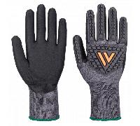 Portwest A715 Grip 15 Nitrile Impact Glove Black L Colour: Black, Hand L