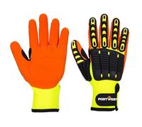 Portwest Anti Impact Grip Glove Yellow/Orange Size: L Colour: Yellow/O L