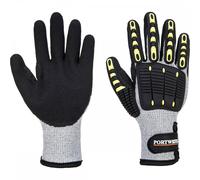 Portwest A729 Anti Impact Cut Resistant Thermal Glove Grey/Black Size: S