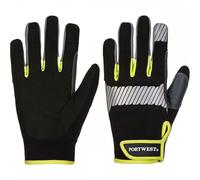 Portwest A770 PW3 General Utility Glove Black/Yellow Size: XL Colour: XL