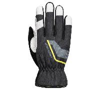 Portwest A775 Stretch Utility Leather Glove Black 2XL Colour: Black, H 2XL