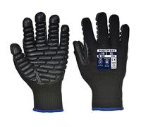 Portwest A790 Work Gloves Specialist Anti Vibration Glove Black, Medium