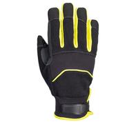 Portwest A792 Needle Resistant F350 Mechanical Safety Work Gloves Level 5 Puncture Protection Cut Resistant Grip Dexterity Hand Protection, Black/Yellow, XXL