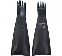 Portwest A803 Heavyweight Latex Rubber Gauntlet 600mm Black Size: L Co L