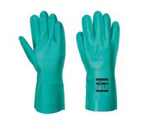 Portwest A810 Nitrosafe Chemical Gauntlet Green, S