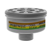 Portwest ABEK2 Filter Uni Tread (Pk4) Black Colour: Black, Size: One S One Size