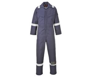 Portwest Aberdeen Flame Resistant Coverall Navy Size: 41" Colour: 41"