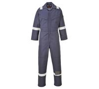 Portwest Aberdeen Flame Resistant Coverall Navy Size: 42" Colour: 42"