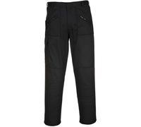 Portwest Action Trousers Black 42" 33"