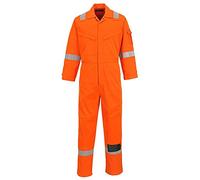 Portwest AF53 Araflame Work Lightweight FR Coverall Long Sleeve Two-Way Zip