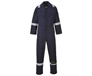 Portwest AF53 Araflame Work Lightweight FR Coverall Long Sleeve Two-Way Zip