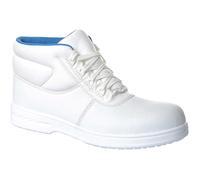Steelite Albus Vegan Laced Microfibre Safety Boot White - FW88