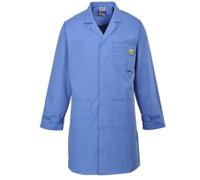 Portwest Anti Static ESD Coat Blue 2XL