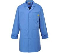 Portwest Anti Static ESD Coat Blue 2XL