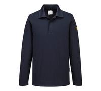 Portwest Anti-Static ESD Polo L/S High Cotton Content Ribbed Collar Safety-AS23