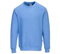 PORTWEST Anti-Static ESD Sweatshirt Comfort Raglan Sleeve Crew Neck Safety #AS24