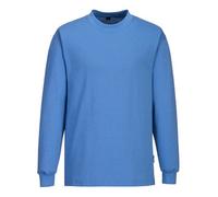 Portwest Anti Static ESD Long Sleeve T Shirt Blue M