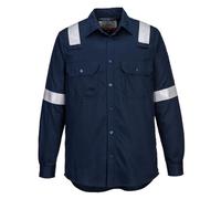 Portwest Antistatic Shirt FR Navy Blue M - Workwear