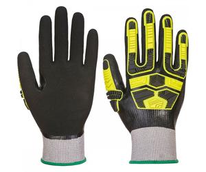 Portwest AP55 Waterproof HR Cut Impact Glove Grey/Black Size: L Colour L