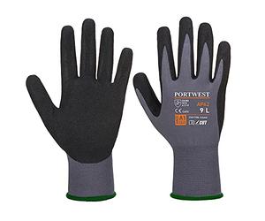 Portwest AP62 Dermiflex Aqua Glove Grey/Black, Small