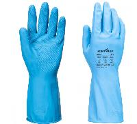 Portwest AP76 FD Chemical B Latex Light Gauntlet (Pk12) Blue L Colour: L