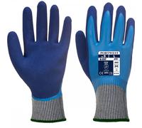 Portwest AP81 Liquid Pro HR Cut Glove Blue Size: M Colour: Blue, Hand M