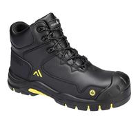 Portwest Apex Composite Mid ESD Safety Boots Black / Yellow Size 7