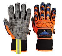 Portwest Aqua Seal Pro Waterproof Impact Resistant Gloves Orange / Blue 2XL Pack of 1