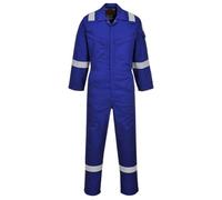 Portwest Araflame Silver Coverall, Size: 38, Colour: Royal Blue, AF73RBR38