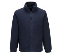 Portwest Aran Fleece Jacket Thermal Heavy-Duty Workwear Outdoor Zip-Up Warm Coat