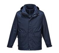 PORTWEST Argo 3-in-1 Waterproof Jacket Windproof Breathable Hooded Winter Coat