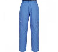Portwest Anti-Static ESD Trouser, Trouser Length: Regular, Color: Hamilton Blue, Size: X Large, AS11HBRXL