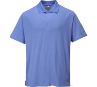 Portwest AS21 - Anti-Static ESD Polo Shirt Blue - Size: X Small / XS (32"-34")