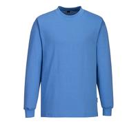 PORTWEST AS22 Anti Static ESD Cotton T-Shirt Lightweight Long Sleeve Work Wear