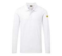 Portwest AS23 Anti Static ESD Polo Shirt L/S Comfortable Use To ESD Environment