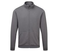 Portwest AS25 Anti Static ESD Zip Sweatshirt Cotton Carbon Fibre Blend Workwear Secure Pockets Ribbed Cuffs Comfortable Fit Durable CE Certified Protective Clothing, Zoom Grey, L