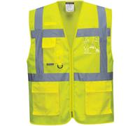 Portwest Athens Hi Vis MeshAir Executive Vest Yellow M