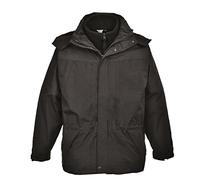 Portwest Aviemore 3-in-1 Men's Jacket, Size: XXXL, Colour: Black, S570BKRXXXL