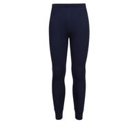 Portwest B121 Thermal Trouser Base Layer Long Johns Work Bottoms | 50% Poly-Cotton 200g Knit, Elasticated Waistband, Fitted Ankle Cuffs, Navy / Black / White