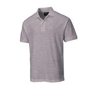 Portwest Naples Polo Shirt Heather Grey Size: 2XL Colour: Heather Grey 2XL