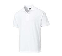 Portwest B210 Comfort Naples Polo-Shirt White, Small