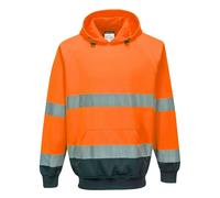 Hi Viz Two-Tone Hoody hooded Sweatshirt Ris 3279 Portwest B316