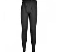 Portwest Mens Thermal Baselayer Leggings Black S