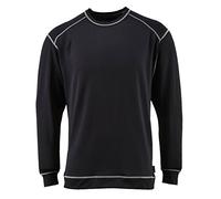 Portwest Base Pro Antibacterial Top, Size: S, Colour: Black, B153BKRS