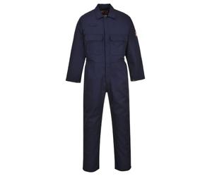 Portwest BIZ1 Bizweld Flame-Resistant Welding Coverall Boiler Suit | EN ISO 11612 and 11611, 100% Cotton 330g, Ar 10.9 Cal, Molten Metal Splash, Six Pockets