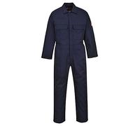 Portwest BIZ1 Men's Protective Workwear Overalls Bizweld FR Coverall Navy Tall, 3X-Large